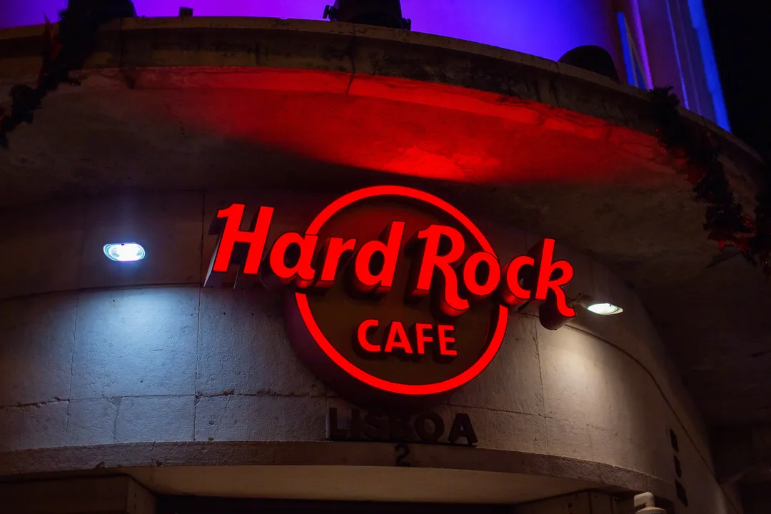 Hard Rock Cafe LED signage